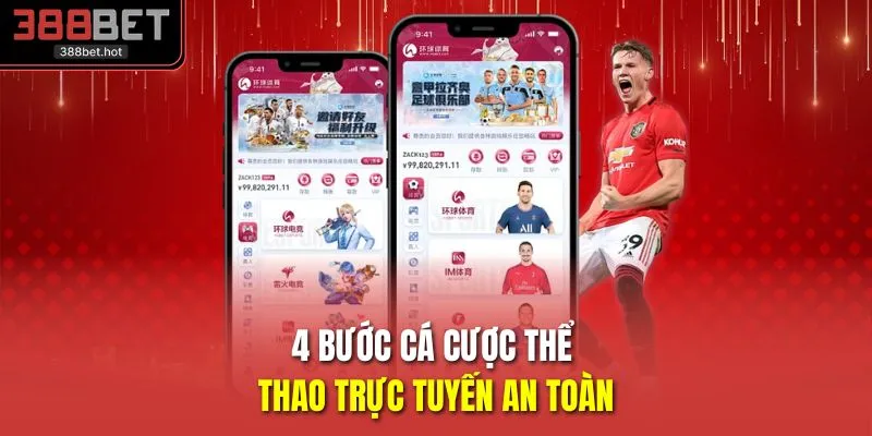 4 bước cá cược thể thao trực tuyến an toàn